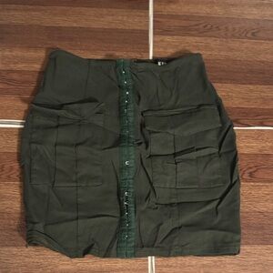 AKIRA Dark Green Pencil Skirt